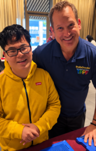 Daniel Lubiner and Brian together with BrailleDoodle.